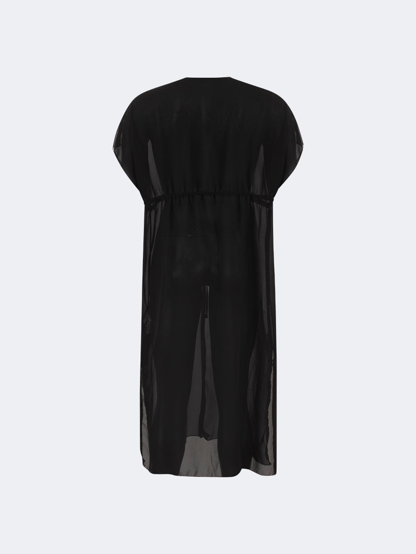 Oil And Gaz Chic Women Beach Cloth Dress Ss Black