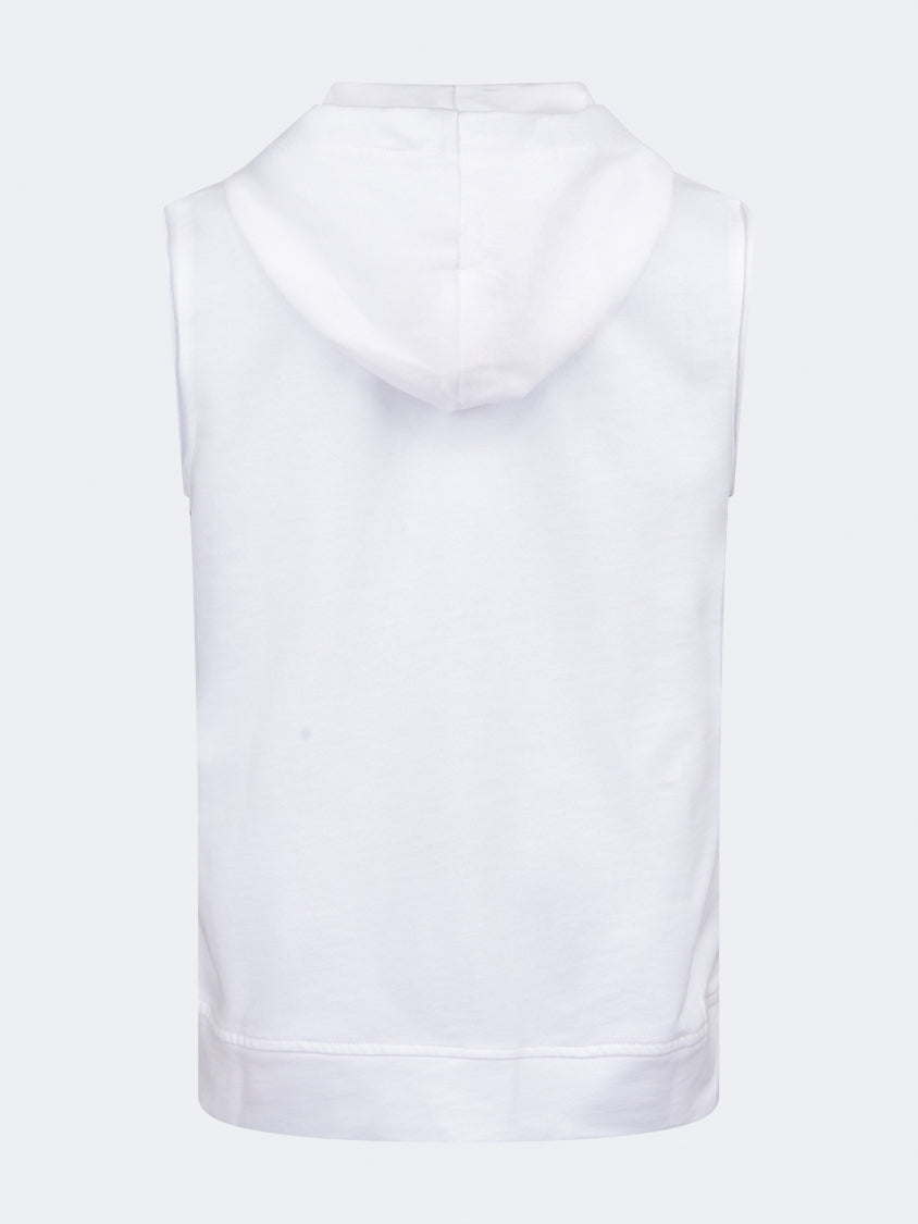 Oil And Gaz Sleeveless Kids Lifestyle Vest White
