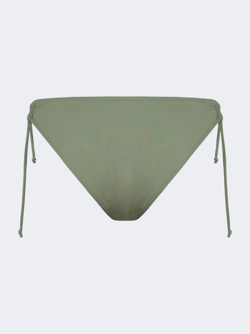 Oil And Gaz Comfortable Women Beach Tie Side Bottom Olive