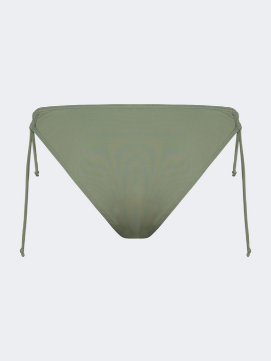 Oil & Gaz Comfortable Women Beach Tie Side Bottom Olive