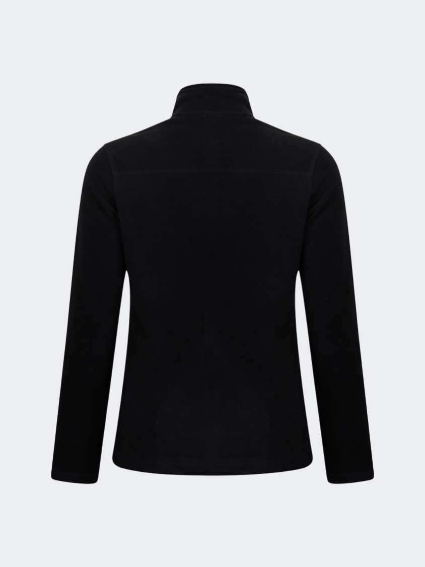 Oil&Gaz Soft Women Skiing Full Zip Fleece Black