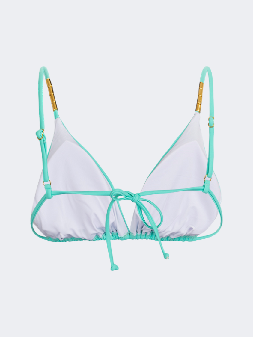 Oil And Gaz Adjustable Women Beach Bra Mint