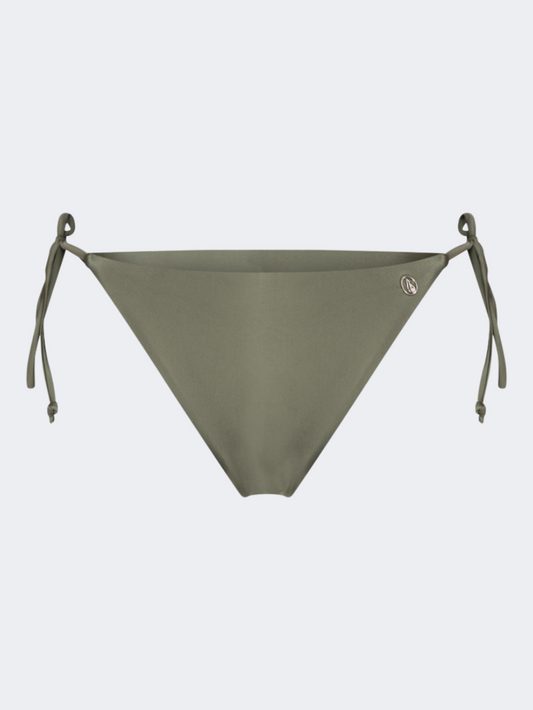 Oil & Gaz Comfortable Women Beach Tie Side Bottom Olive