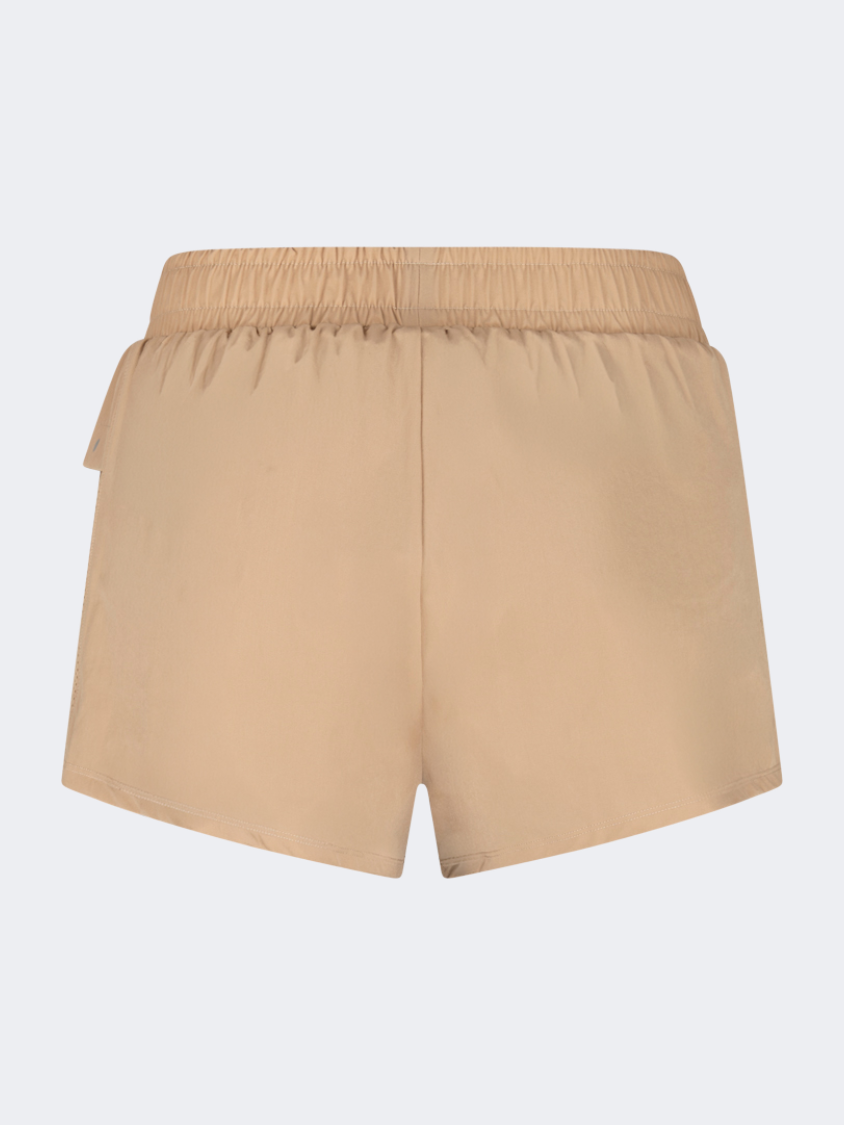 Oil&Gaz Breathable Women Training Short Begie