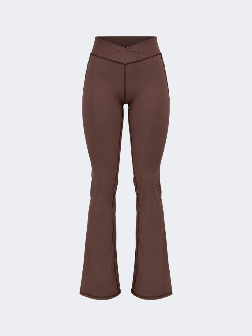 Oil & Gaz Flared Women Lifestyle Tight Brown