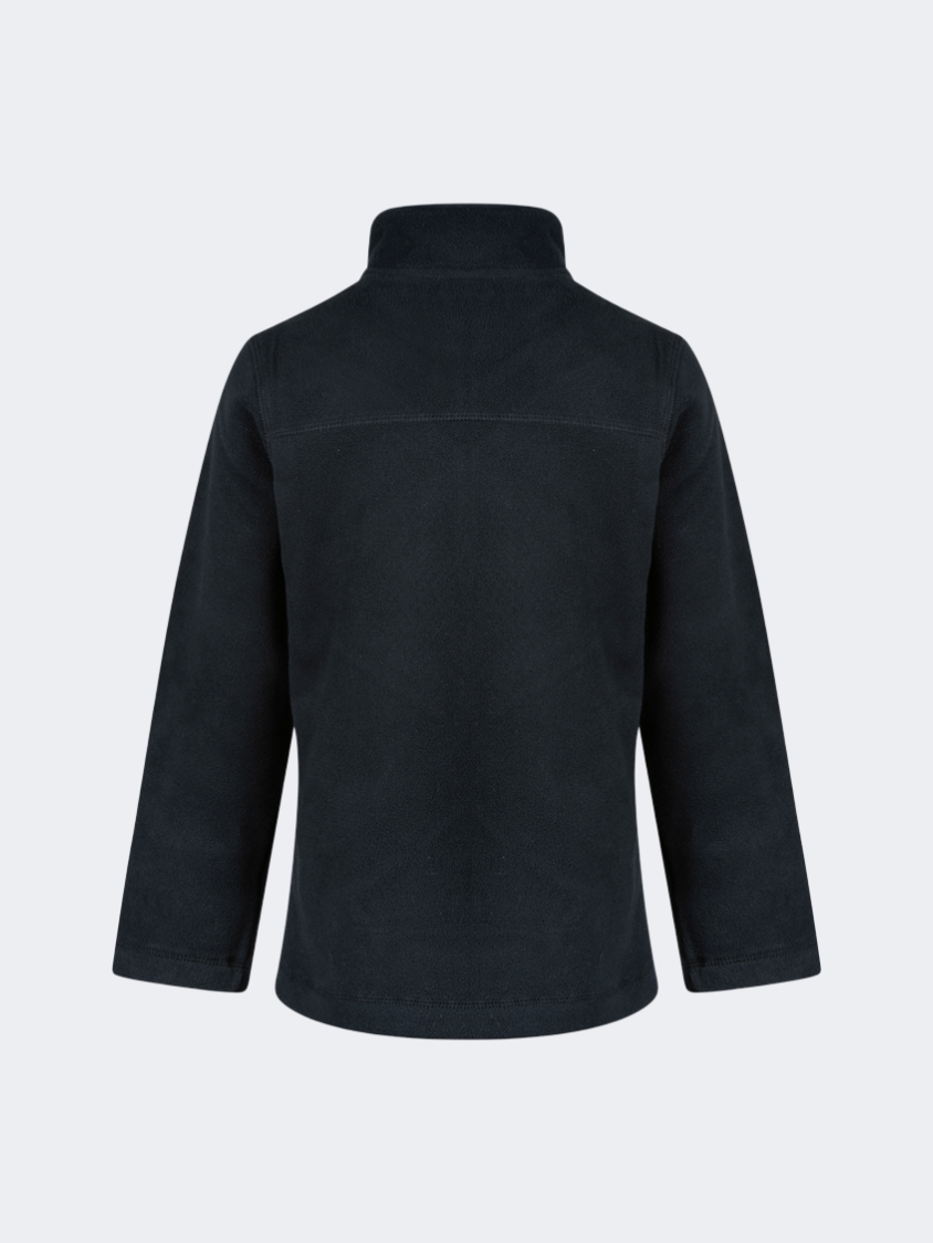Oil&Gaz Warm Kids-Boys Skiing 1/4 Zip Fleece Black