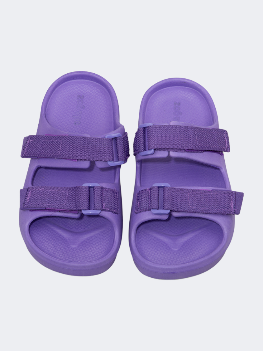 Oil And Gaz Chic Beach Kids Stripe Slide Purple