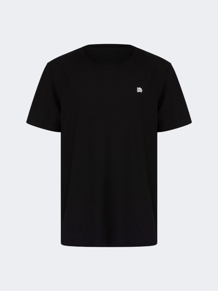 Oil&Gaz Breathable Unisex Lifestyle Graphic T-Shirt Black