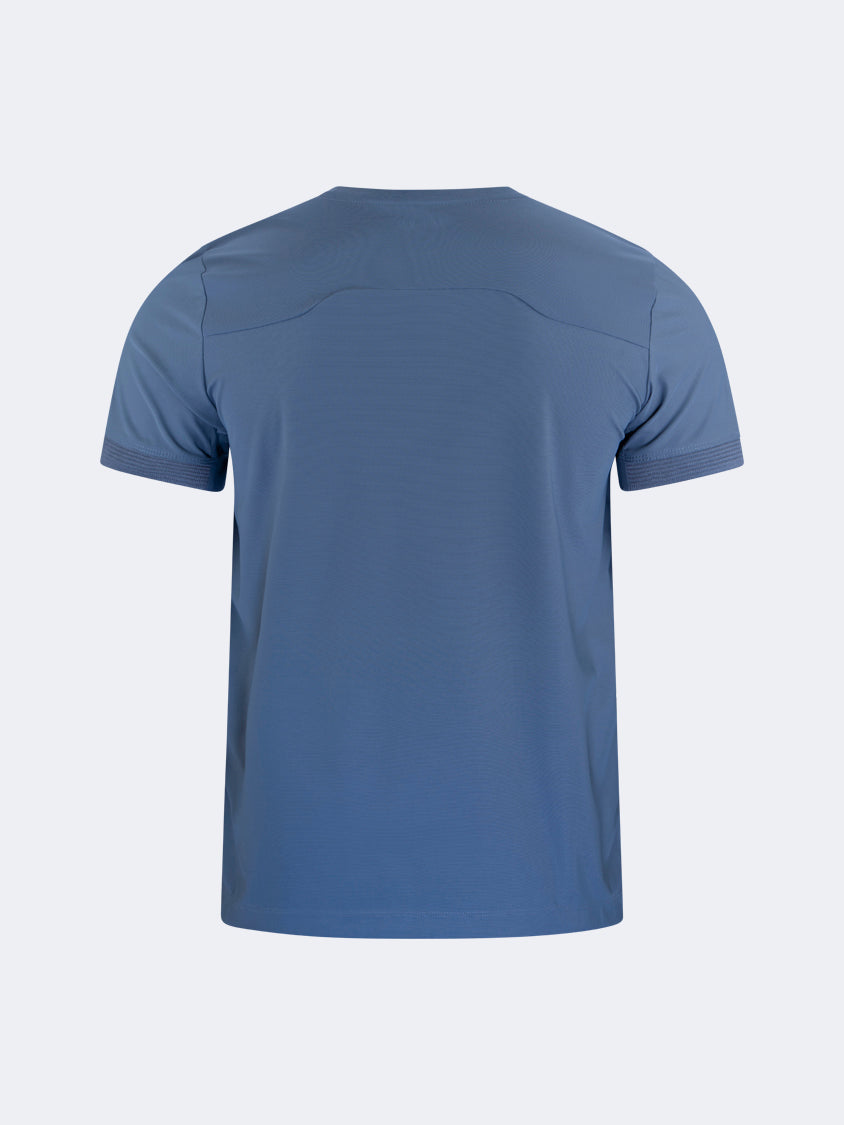 Oil And Gaz Classic Men Lifestyle R-Neck T-Shirt Blue