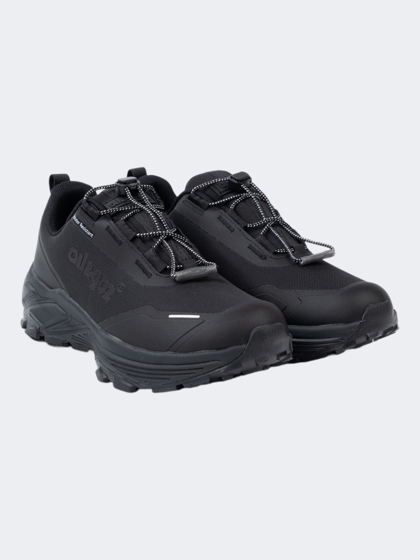 Oil & Gaz Water-Resistant Unisex Hiking Low-Cut Hiking Shoes Black
