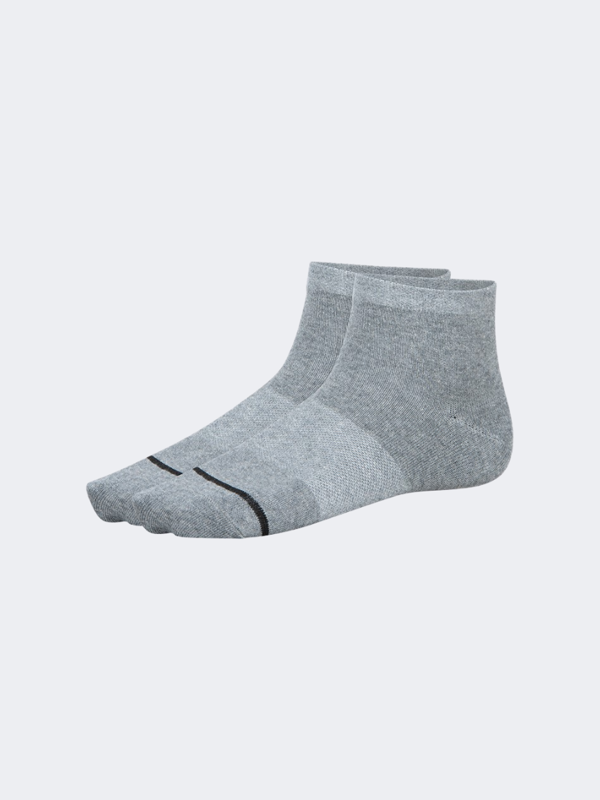 Oil And Gaz Soft 3 Pack Kids Lifestyle Socks Grey/White/Navy
