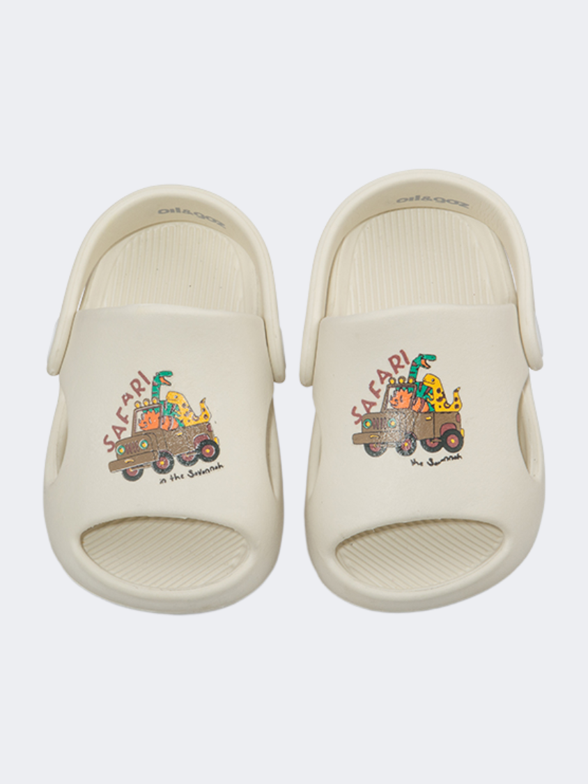 Oil And Gaz Chic Beach Infant Sandals Off White