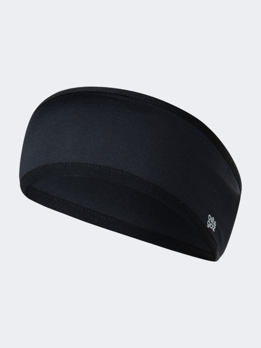 Oil And Gaz Double Layer Unisex Skiing Head Band Black