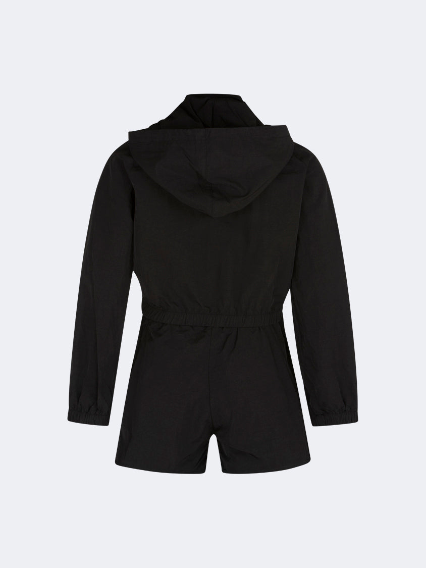 Oil And Gaz Comfortable Kids-Girls Co Ord Set Black