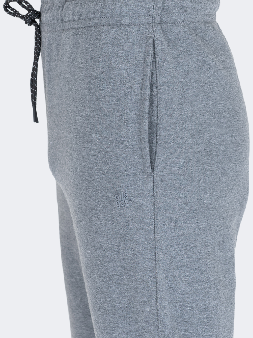 Oil & Gaz Looped Men Lifestyle Straight Pants Grey