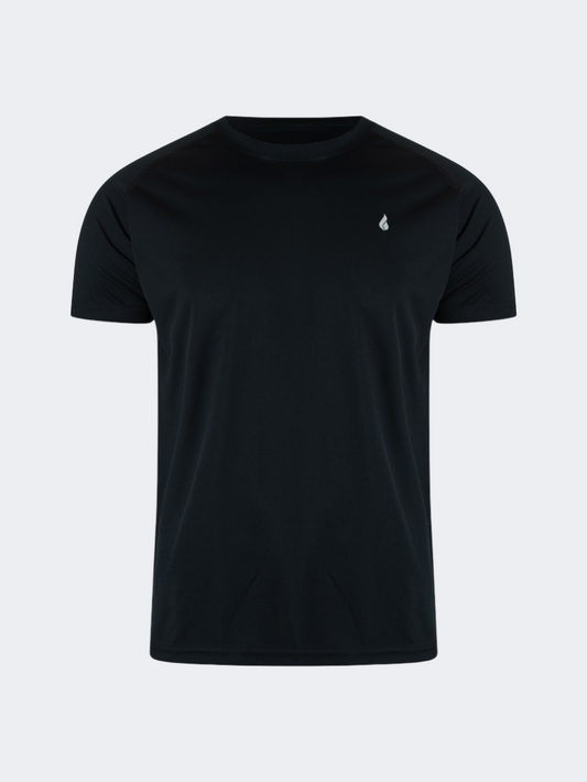 Oil & Gaz Durable Men Multisport T-Shirt Black