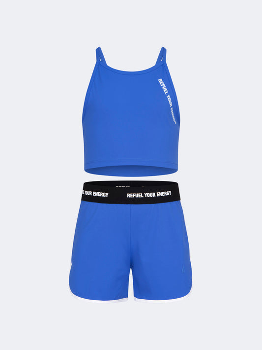 Oil & Gaz Comfortable Kids-Girls Lifestyle Set Royal Blue