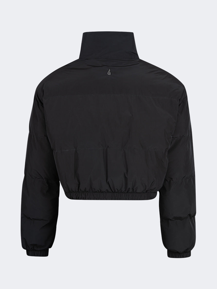 Oil And Gaz Chic Women Lifestyle Jacket Black