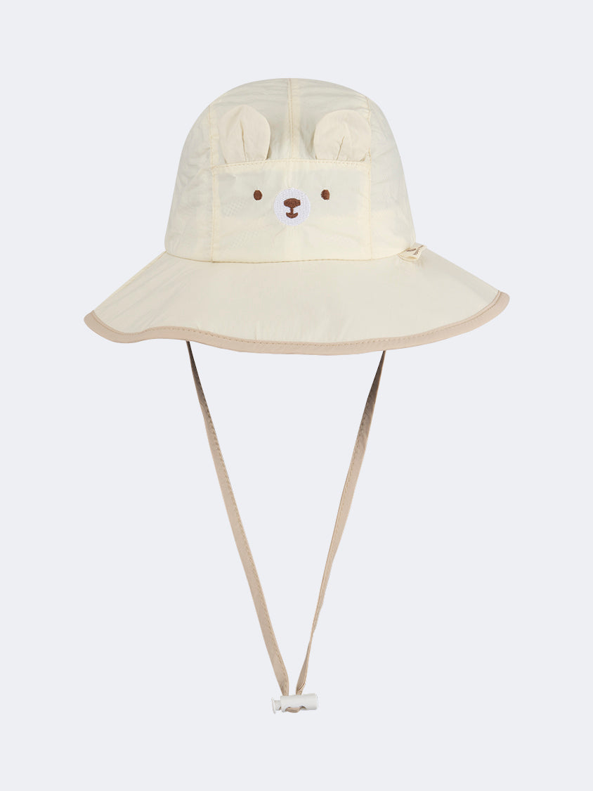 Oil And Gaz Stylish Kids Beach Bucket Hat Light Beige