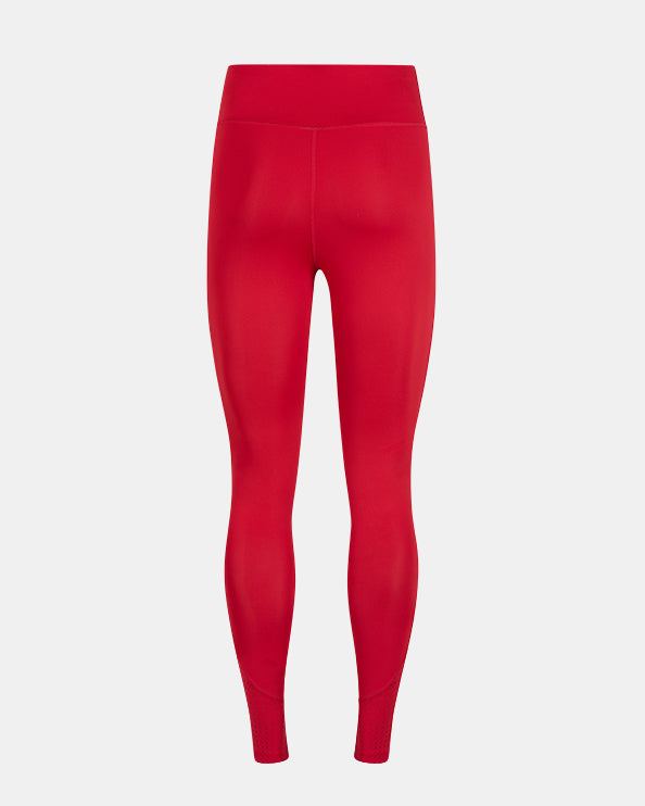 Oil And Gaz Plain Women Training Tight Red