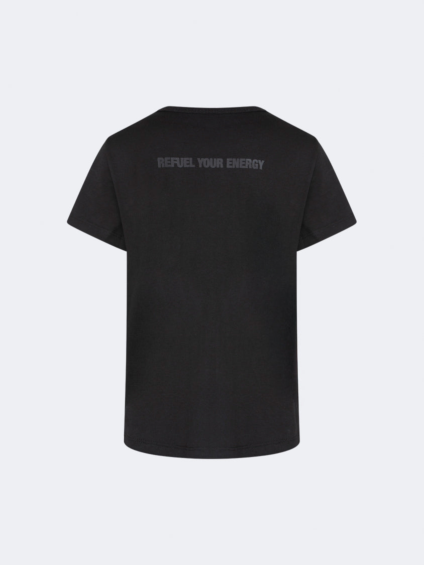 Oil And Gaz Classic Kids-Boys Lifestyle T-Shirt Black