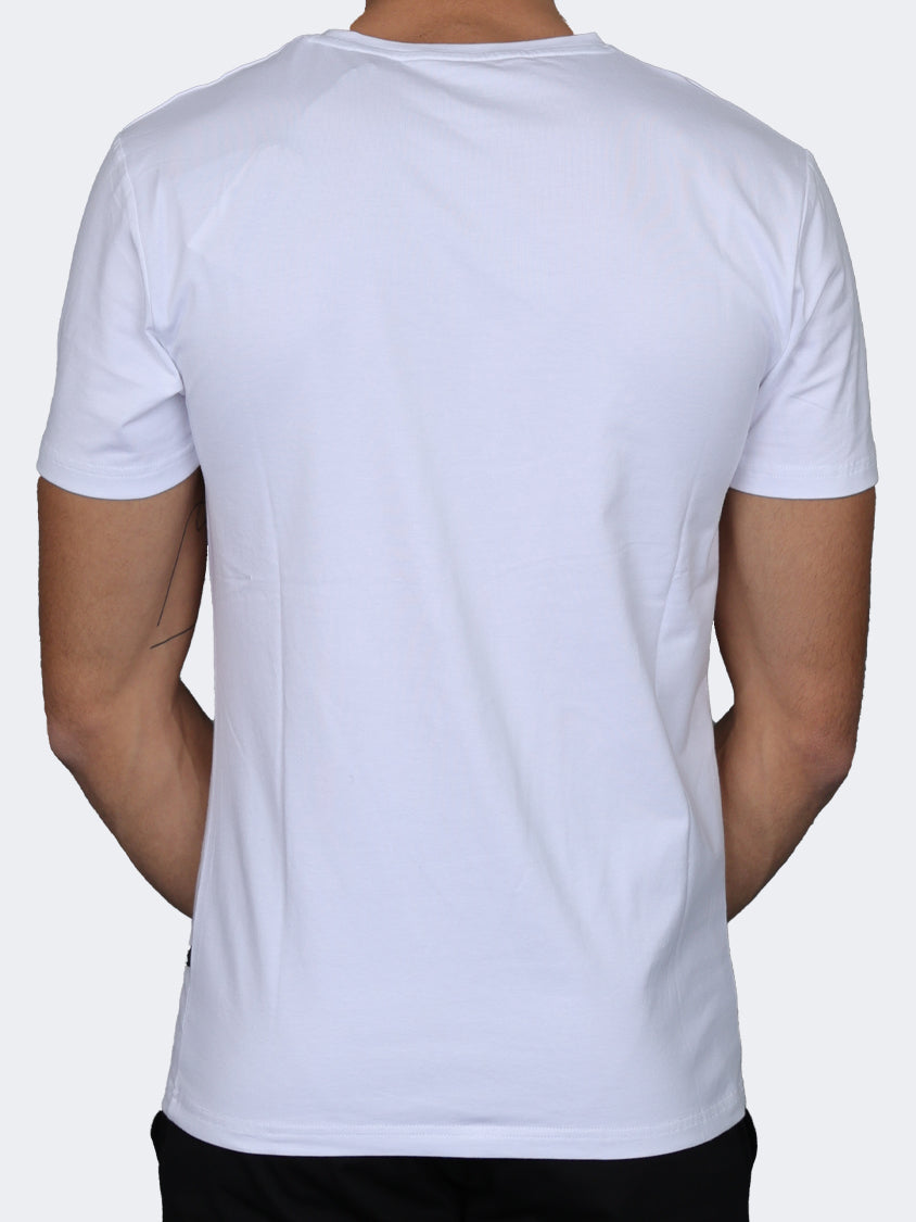 Oil And Gaz Classic Men Lifestyle R-Neck T-Shirt White
