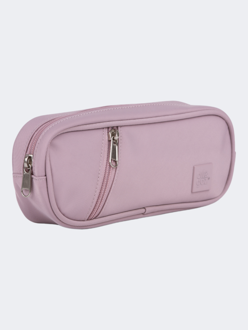 Oil & Gaz Duo Zip Women Lifestyle Pencil Case Light Pink