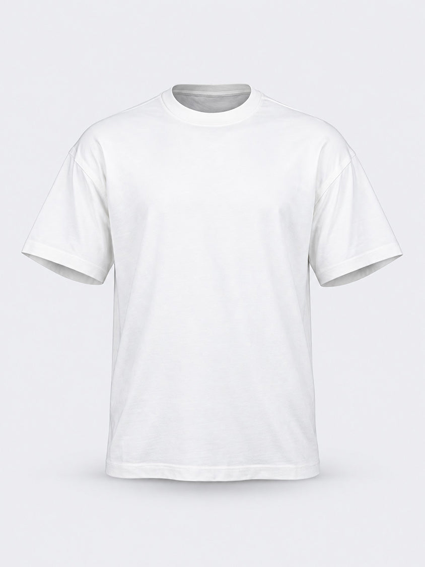Oil & Gaz Classic Men Lifestyle T-Shirt White