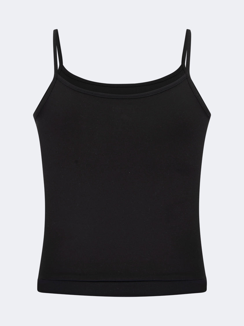 Oil And Gaz Breathable Women Lifestyle Longline Bra Black