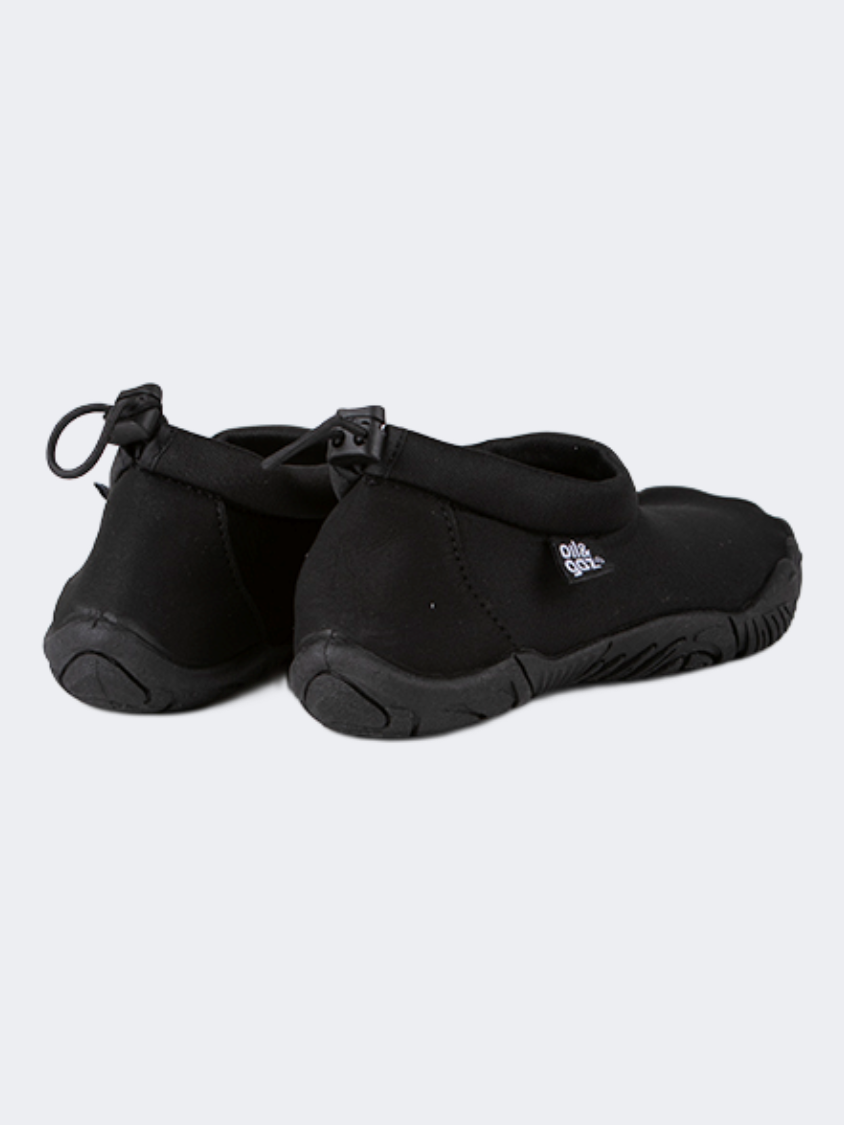 Oil And Gaz Slip-On Kids Beach Aqua Shoes Black