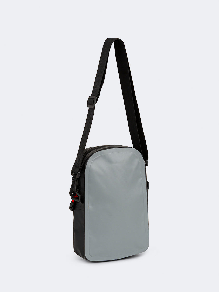 Oil And Gaz Durable Unisex Lifestyle Water Proof Cross Bag Grey/Red