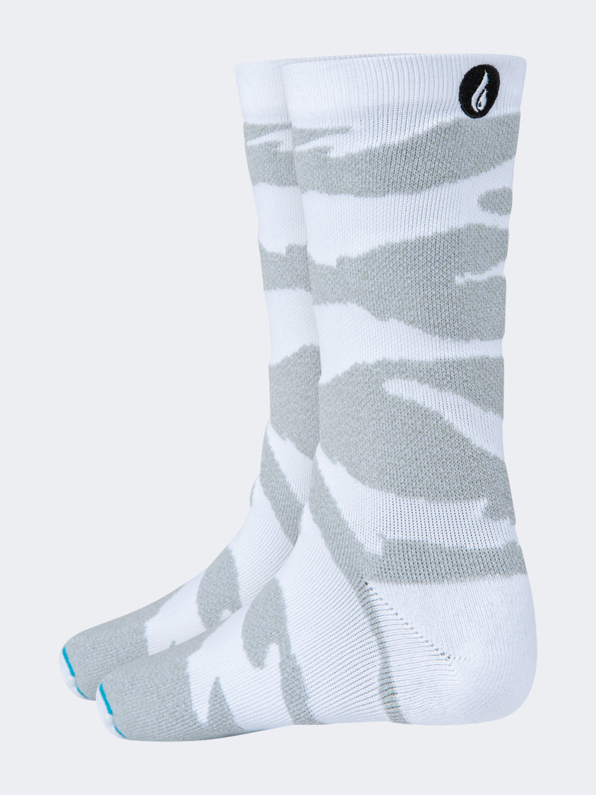 Oil And Gaz Crew Unisex Hiking Socks Grey