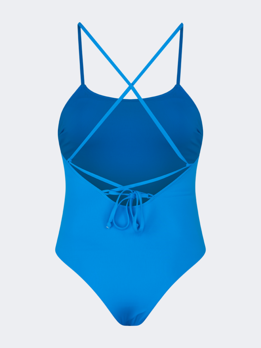 Oil And Gaz Elegant Women Beach Monokini Blue