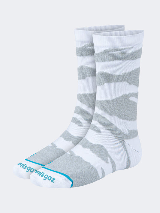 Oil & Gaz Crew Unisex Hiking Socks Grey