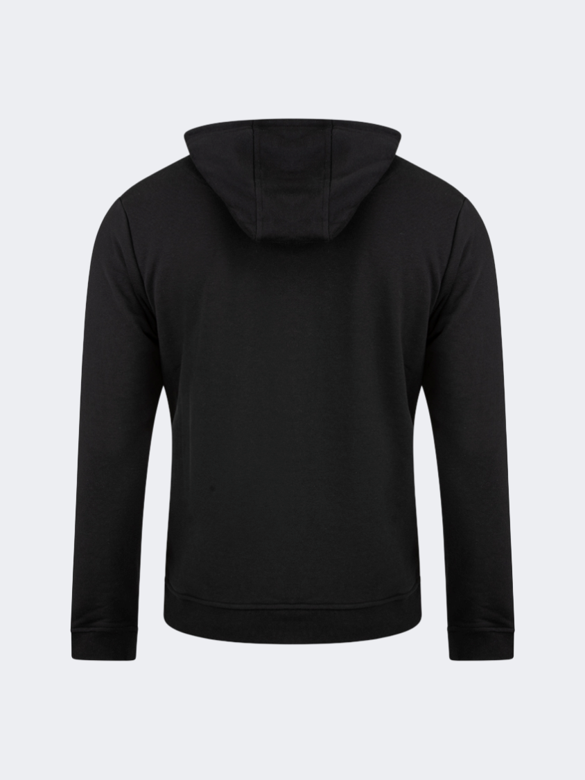 Oil And Gaz Looped Men Lifestyle Hoodie Black