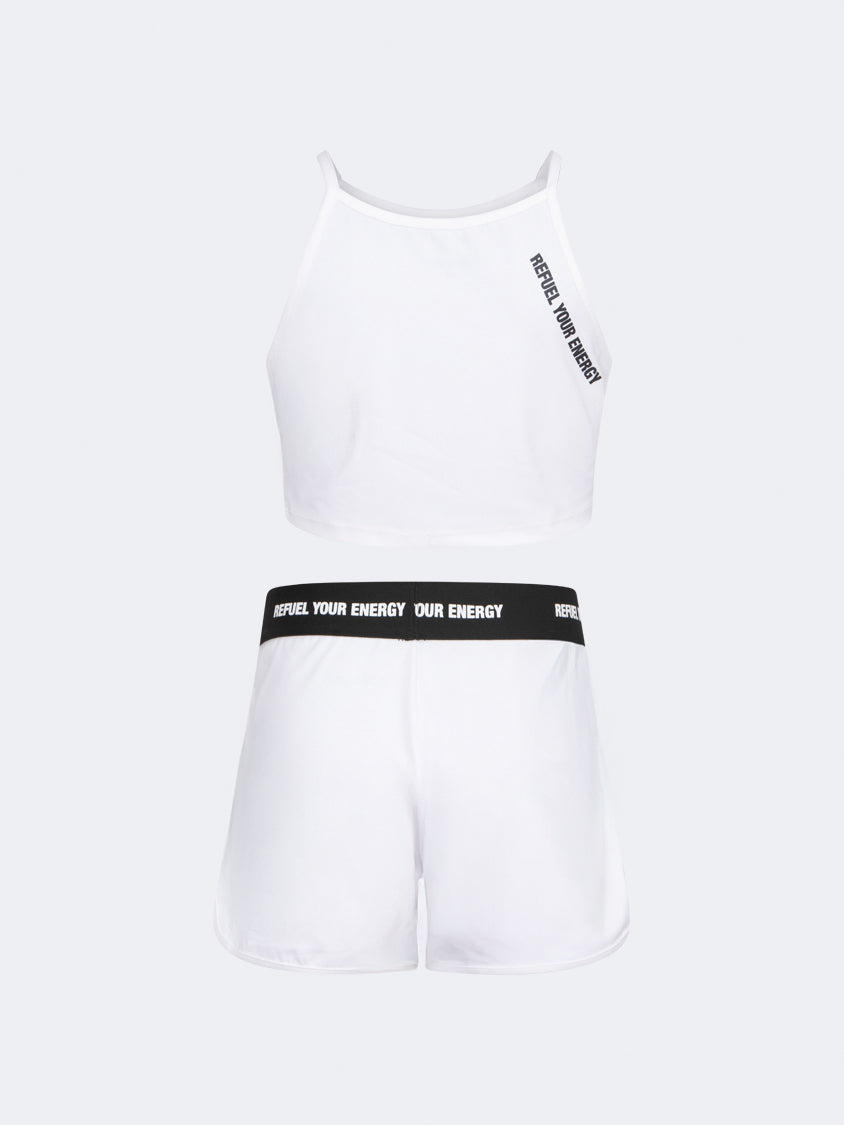 Oil And Gaz Comfortable Kids-Girls Lifestyle Set White