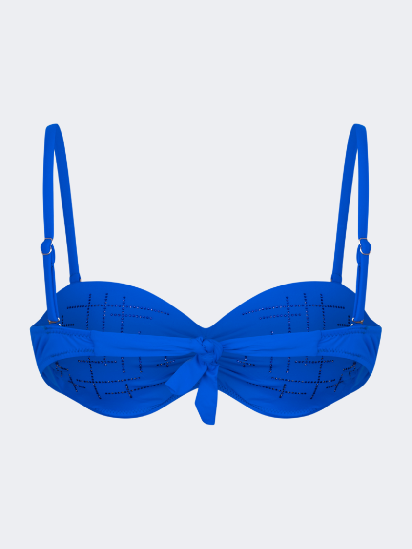 Oil And Gaz Comfortable Women Beach Bra Black