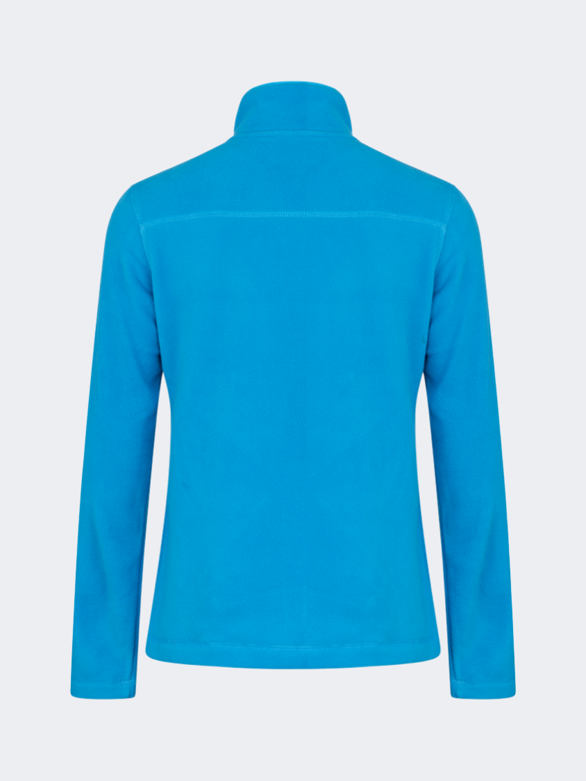 Oil&Gaz Soft Women Skiing Full Zip Fleece Blue