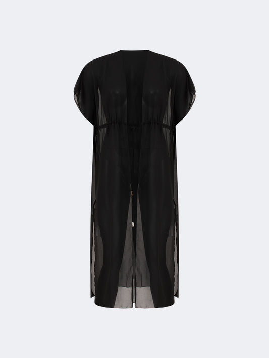 Oil & Gaz Chic Women Beach Cloth Dress Ss Black