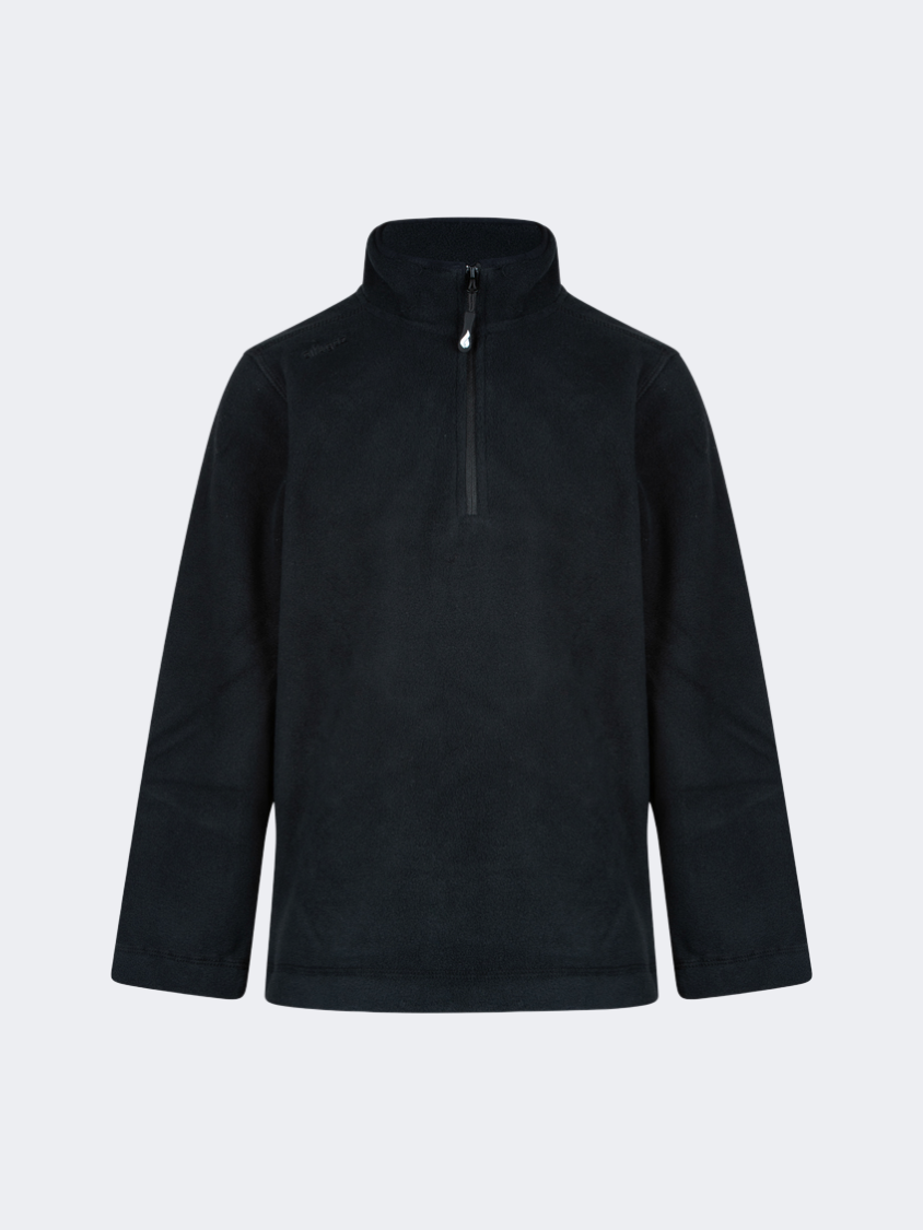 Oil&Gaz Warm Kids-Boys Skiing 1/4 Zip Fleece Black