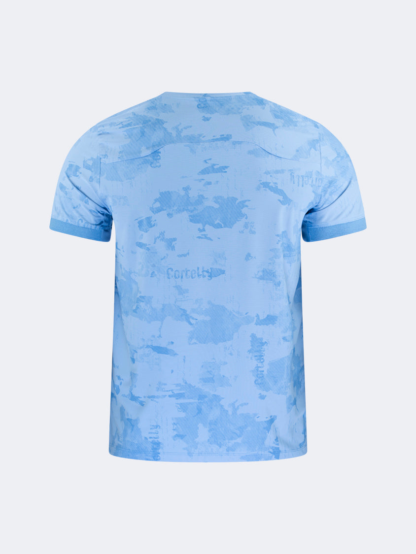 Oil And Gaz Classic Men Lifestyle Camo R-Neck T-Shirt Blue