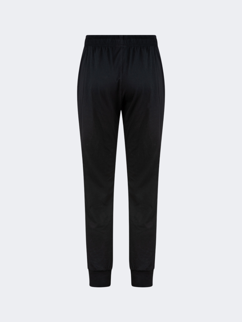 Oil And Gaz Cuffed Leg Women Lifestyle Pant Black Glws04