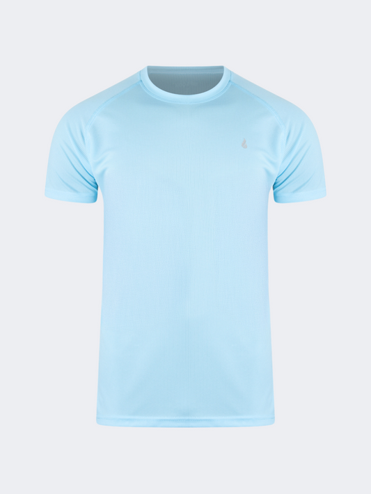 Oil & Gaz Durable Men Multisport T-Shirt Light Blue