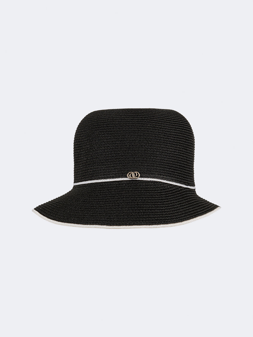 Oil And Gaz Stylish Women Beach Cordobes Hat Black