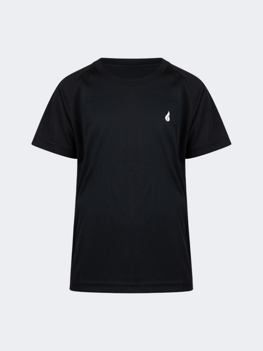 Oil & Gaz Durable Kids Multisport T-Shirt Black