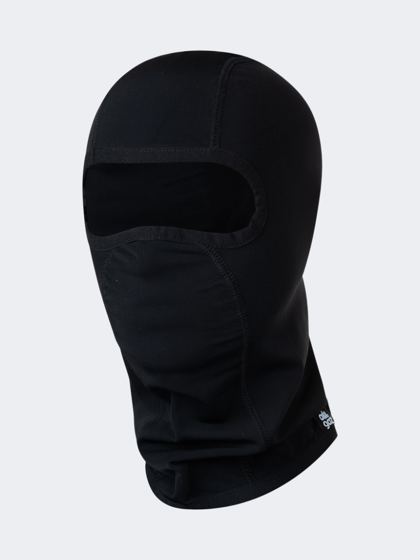 Oil And Gaz Flat Stritching Unisex Skiing Balaclava Black