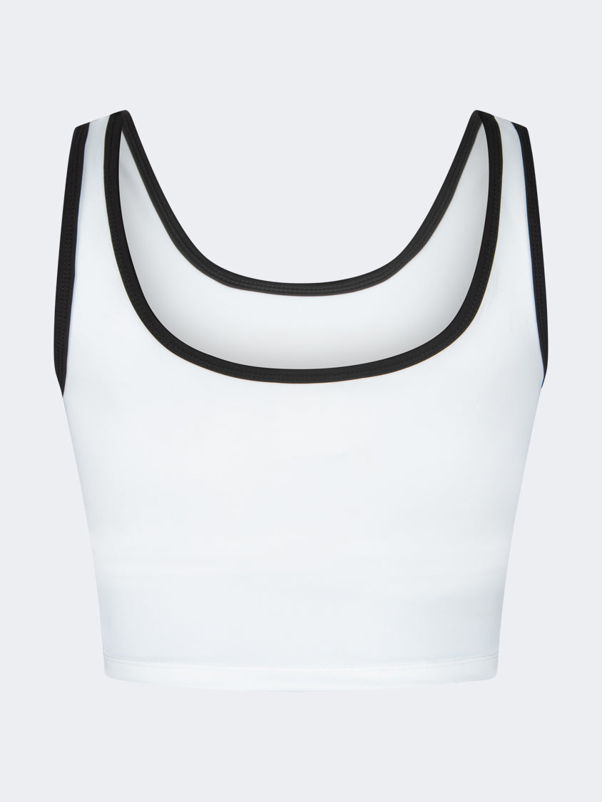 Oil And Gaz Double-Layered Women Lifestyle Bra White