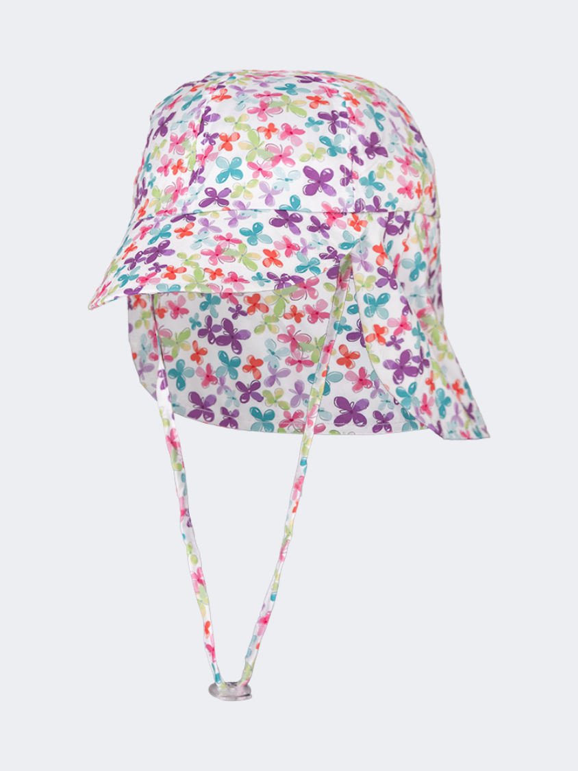 Oil And Gaz Cute Kids Beach Buchet Hat Green/Pink