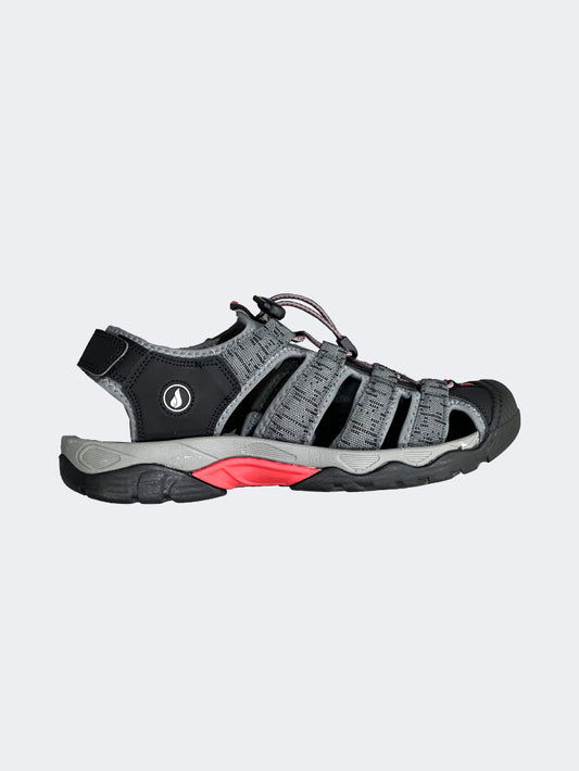 Oil & Gaz Closed Toe Men Lifestyle Sandals Black/Red