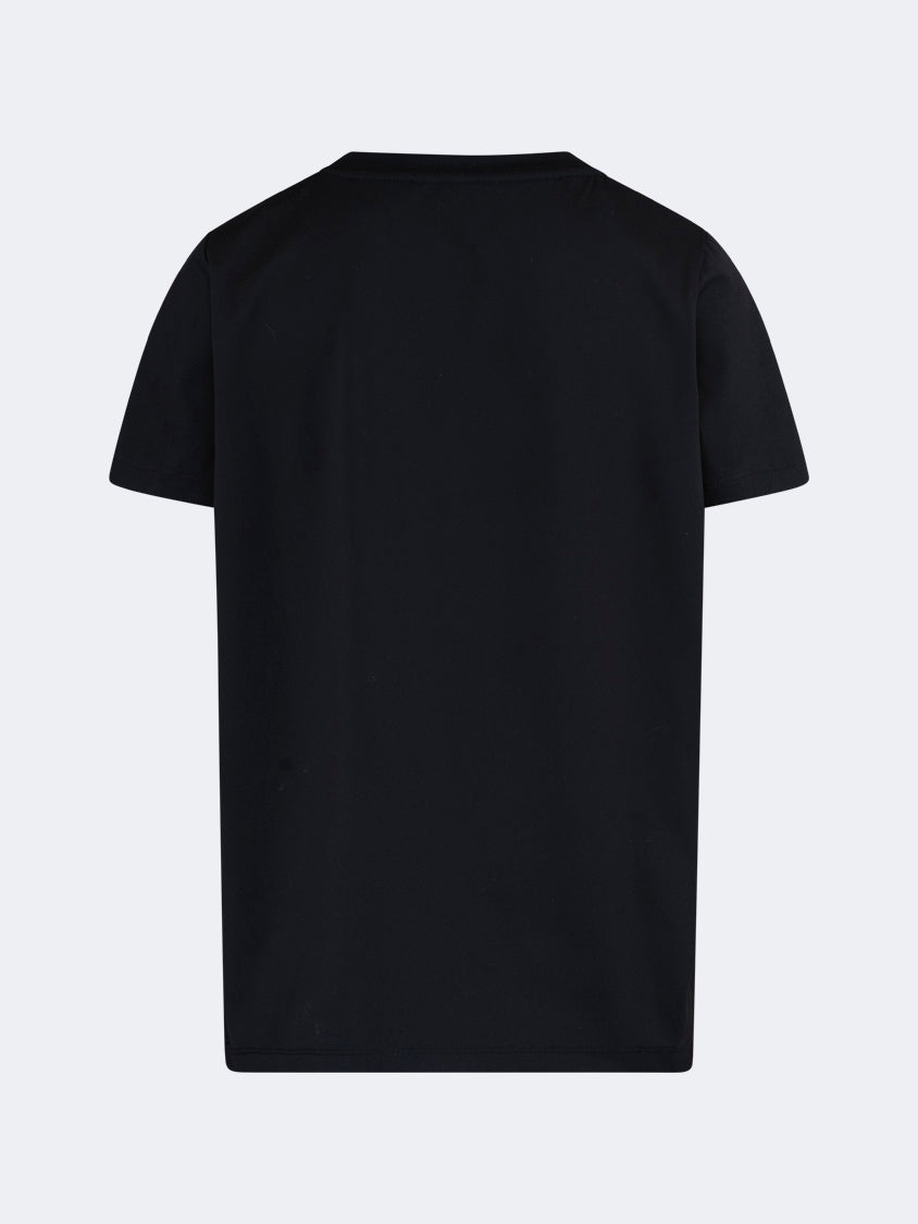 Oil And Gaz Classic Kids-Girls Lifestyle R-Neck T-Shirt Black